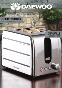 Manual Daewoo SDA1786 Toaster