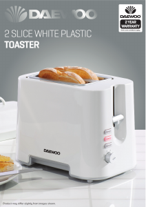 Manual Daewoo SDA1651 Toaster