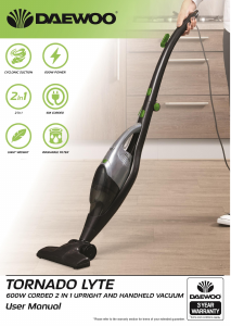 Manual Daewoo FLR00052 Vacuum Cleaner