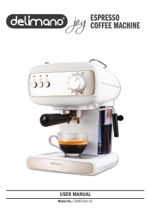 Vadovas Delimano CM8500A-GS Espresso kavos aparatas