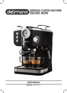 Vadovas Delimano CM5013C-CE Espresso kavos aparatas