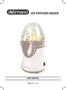 Manual Delimano RH-388 Popcorn Machine