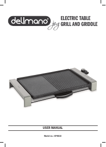 Instrukcja Delimano HP4832 Grill stołowy