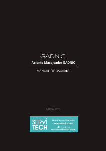 Manual de uso Gadnic MASAJ006 Masajeador