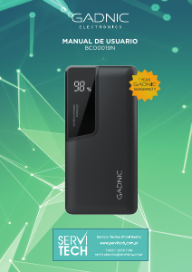 Manual de uso Gadnic BC00019X Cargador portátil