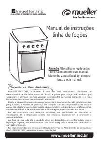 Manual Mueller Benissimo Stile Fogão