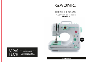 Manual de uso Gadnic MAQCOS14 Máquina de coser