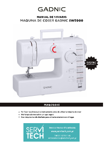 Manual de uso Gadnic MAQCOS05 Máquina de coser