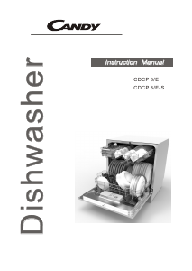 Manual Candy CDCP 8/E-S Dishwasher