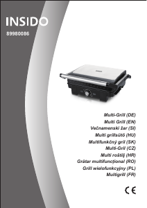 Manual Insido 89980086 Contact Grill