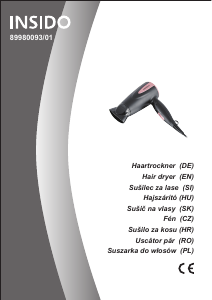 Manual Insido 89980093/01 Hair Dryer