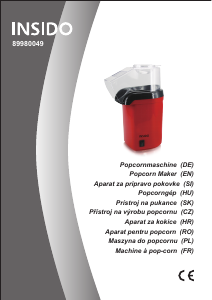 Manual Insido 89980049 Popcorn Machine