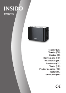 Manual Insido 89980105 Toaster