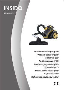 Manual Insido 89980103 Vacuum Cleaner