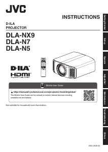 Handleiding JVC DLA-NX9B Beamer