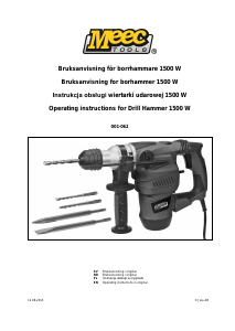 Instrukcja Meec Tools 001-062 Młotowiertarka