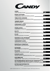 Manual Candy CH64BFT Plită