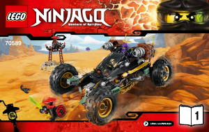 Manual Lego set 70589 Ninjago Vehiculul lui Cole