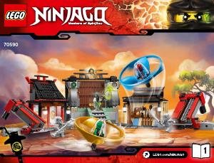 Kullanım kılavuzu Lego set 70590 Ninjago Airjitzu savaş meydanı