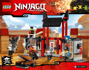 Bruksanvisning Lego set 70591 Ninjago Kryptarium prison breakout