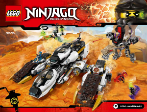 Kullanım kılavuzu Lego set 70595 Ninjago Ultra gizli tank