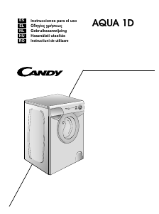 Rokasgrāmata Candy AQUA 1041D1/2-S Veļas mašīna