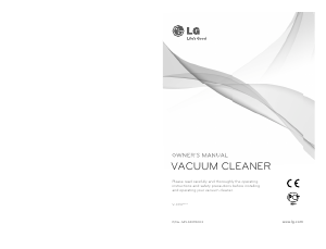 Manual LG V-C9462WA Vacuum Cleaner