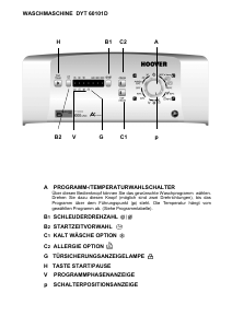 Bedienungsanleitung Hoover DYT 6010 1D Waschmaschine