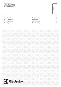 Brugsanvisning Electrolux ERF3703MOW Køleskab
