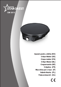 Manuale Starcrest CM-3012 Crepiera