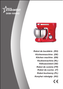 Manual Starcrest SKM-1000RD Stand Mixer