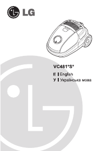 Handleiding LG VC4818SQ Stofzuiger