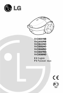 Manual LG V-C3038ND Vacuum Cleaner