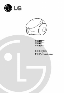 Manual LG V-C4259HEU Vacuum Cleaner