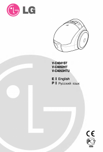 Manual LG V-C4053HTU Vacuum Cleaner