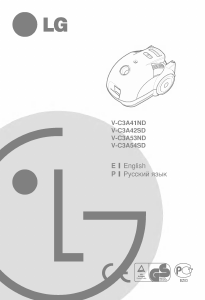 Manual LG VTC3A53ND Vacuum Cleaner
