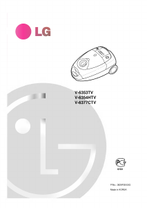 Manual LG V-6377CTV Vacuum Cleaner