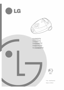 Manual LG V-C4552ST Vacuum Cleaner