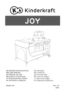 Manual de uso Kinderkraft Joy Cuna