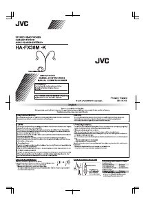 Manual JVC HA-FX38M Headphone