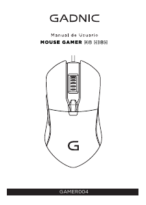 Manual de uso Gadnic GAMER004 Ratón