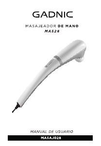Manual de uso Gadnic MASAJ028 Masajeador