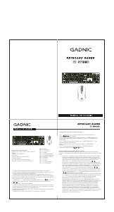 Manual de uso Gadnic GAMER002 Teclado