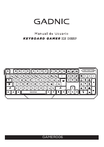 Manual de uso Gadnic GAMER006 Teclado