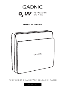 Manual de uso Gadnic OZONO003 Purificador de aire
