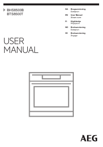 Manual AEG BHS8500B Oven