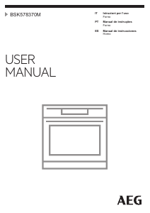 Manual de uso AEG BSK578370M Horno