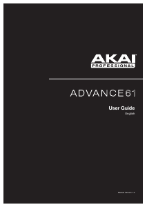Handleiding Akai Advance 61 Keyboard