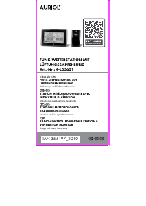 Bedienungsanleitung Auriol IAN 354197 Wetterstation