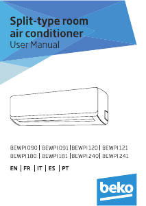 Manual BEKO BEWPI 240 Air Conditioner